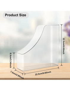 Organizador de Archivos Vertical WOOPSOO Claro 22.5x22.5 cm 2