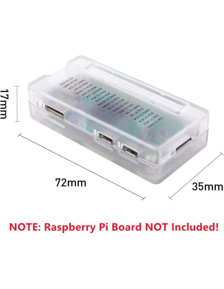 Caja Acrílica GeeekPi para Raspberry Pi Zero 2 W 7 en 1