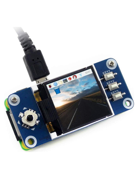 Pantalla LCD HAT 1.44" Waveshare para Raspberry Pi 128x128 Pantalla LCD HAT 1.44" Waveshare para Raspberry Pi 128x128
