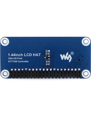 Pantalla LCD HAT 1.44" Waveshare para Raspberry Pi 128x128
