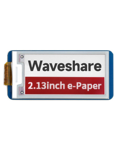 Módulo Pantalla E-Paper 2.13" Waveshare para Raspberry Pi Pico