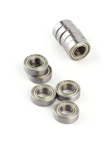 10 Rodamientos Miniatura 688ZZ POCREATION 8mm Acero Doble Sellado