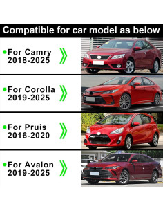 Cubierta de Manija de Puerta Toyota GZJUNFUGJ Negra 2018-2025 2