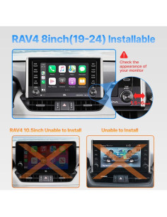 Soporte para Teléfono de Coche FICS Toyota RAV4 2019-2022 2