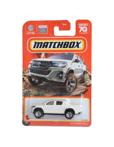 Matchbox Toyota Hilux 2018 Mattel 94/100 Blanco