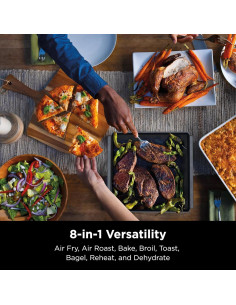 Horno Digital de Aire Fry Ninja SP201 8-en-1 XL Plata 2