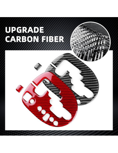 Cubierta de fibra de carbono Toyota Yaris 2006-2011 Rojo