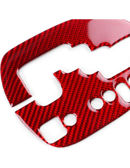 Cubierta de fibra de carbono Toyota Yaris 2006-2011 Rojo