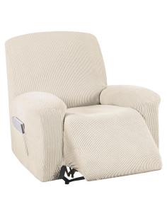 Funda de Sillón Recliner Turquoize Jacquard Beige Biscotti
