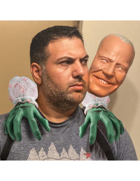 Manos de Esqueleto de Halloween SUNREEK - Tamaño Real, 1 Par