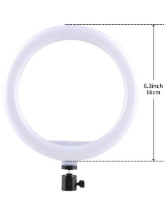 Anillo de Luz Selfie Nayubo con 3 Modos y 10 Niveles de Brillo 2