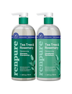 Champú y Acondicionador Renpure Árbol de Té y Romero 710 ml