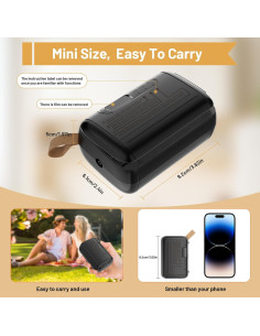 Mini Sellador de Vacío AIFEI 10 en 1 Recargable Negro 2