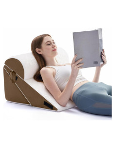 Juego de Almohadas en Cuña Ortopédica Negwoo 3 PCS Espuma Memoria