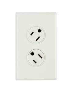 Enchufe Dúplex Rotativo 360 360 Electrical 36012-A Almendra