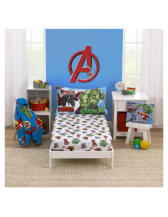 Juego de Sábanas para Niños Los Vengadores NoJo 2 Piezas