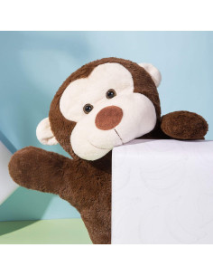 Botella de Agua Caliente HomeTop 2L con Funda de Mono Azul 2