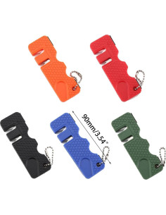 Afilador de cuchillos Enyolidimk mini portátil piedra afilar 2