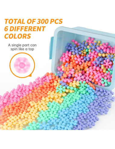 300 Bloques de Construcción Interconectables Attom Tech STEM