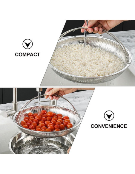 Cesta de Vapor Acero Inoxidable RORPOIR 25.5 cm Multifuncional