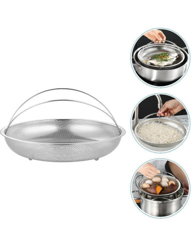 Cesta de Vapor Acero Inoxidable RORPOIR 25.5 cm Multifuncional