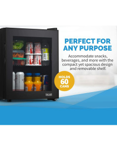 Refrigerador Compacto NewAir AB-600B 60 Latas Negro 2