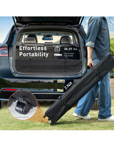 Carpa Plegable Pipishell 3x3m con Techo Recubierto Plata