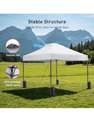 Carpa Plegable Pipishell 3x3m con Techo Recubierto Plata