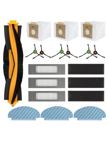 Kit de Accesorios 19 Piezas para ECOVACS DEEBOT N10 PLUS/T9+/N8 PRO+/N8+/T8AIVI+/T8+