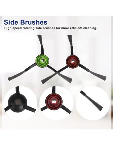 Kit de Accesorios 19 Piezas para ECOVACS DEEBOT N10 PLUS/T9+/N8 PRO+/N8+/T8AIVI+/T8+