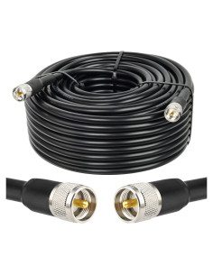 Cable Coaxial RG213 45.72M PL259 Macho a Macho para Radio