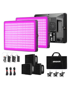 Kit de 3 Luces LED RGBWW Aputure Amaran P60C 60W