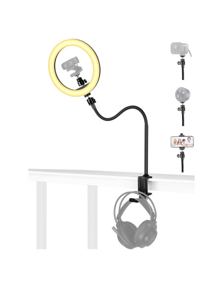 Anillo de Luz de 10" con Soporte Ajustable Acetaken