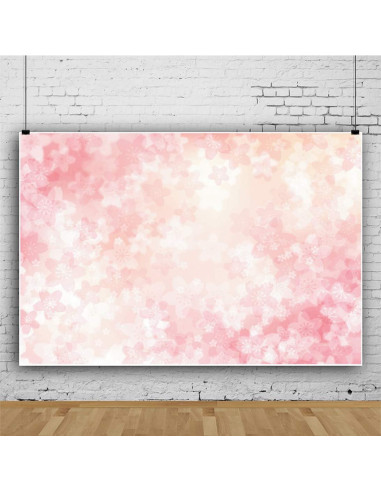 Fondo Fotográfico Vinilo Haoyiyi 220x150cm Flores de Cerezos