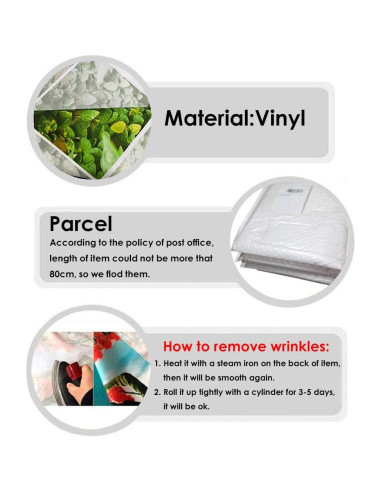 Fondo Fotográfico Vinilo Haoyiyi 250x180cm Playa Tropical