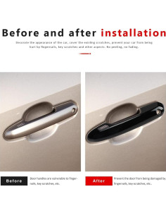 Cubierta de Manija de Puerta DLOVEG para Toyota Rav4/Highlander 2020-2025 2