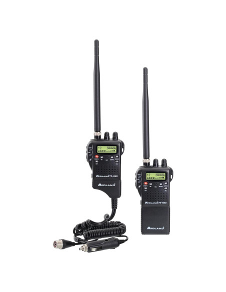 Radio CB portátil Midland 75-822 con 40 canales y NOAA