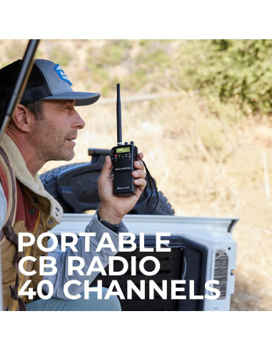 Radio CB portátil Midland 75-822 con 40 canales y NOAA