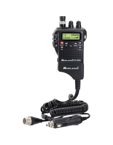 Radio CB portátil Midland 75-822 con 40 canales y NOAA