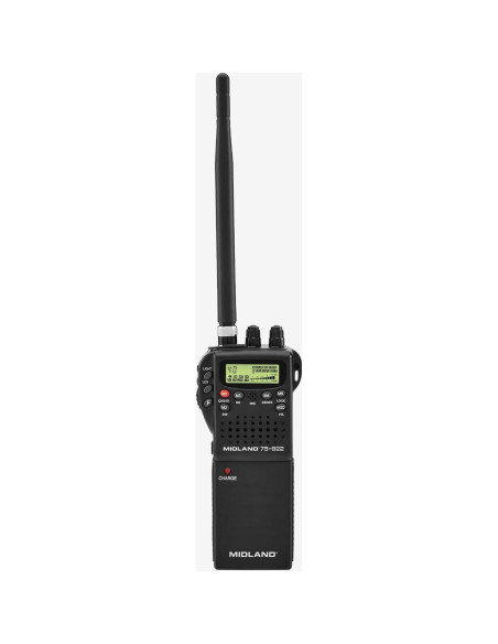Radio CB portátil Midland 75-822 con 40 canales y NOAA