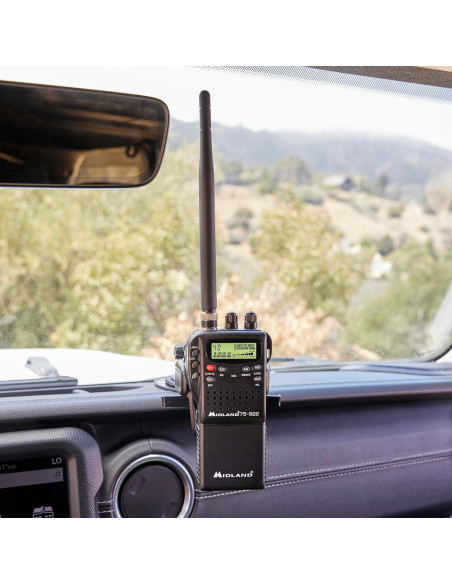 Radio CB portátil Midland 75-822 con 40 canales y NOAA
