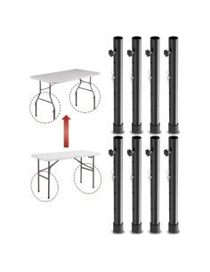 Elevadores de mesa plegable Herbert-fty 4 niveles 8 paquetes