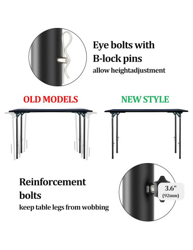 Elevadores de mesa plegable Herbert-fty 4 niveles 8 paquetes