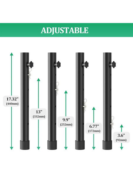Elevadores de mesa plegable Herbert-fty 4 niveles 8 paquetes