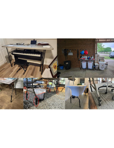 Elevadores de mesa plegable Herbert-fty 4 niveles 8 paquetes