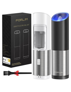 Juego de Molinillos Eléctricos de Sal y Pimienta FORLIM 2 Pzas