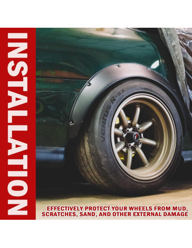 Kit de Carenado Universal BLACKHORSE-RACING 4 Piezas 780mm/840mm