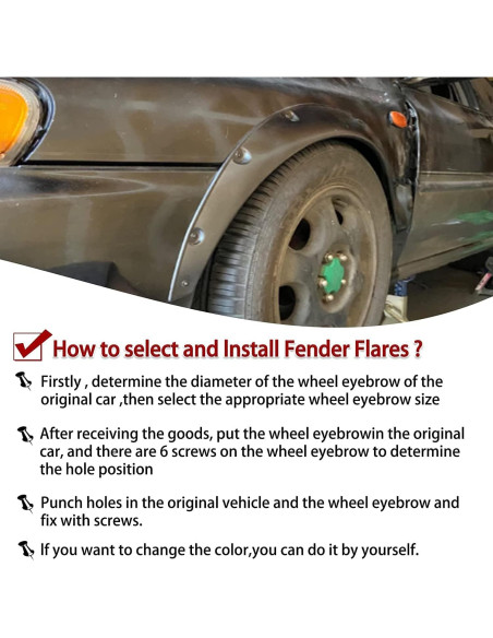 Kit de Carenado Universal BLACKHORSE-RACING 4 Piezas 780mm/840mm