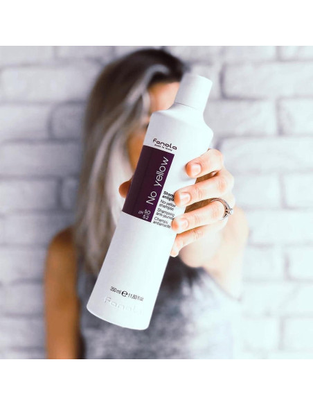 Champú Morado No Yellow Fanola 350 ml - Neutraliza Amarillos