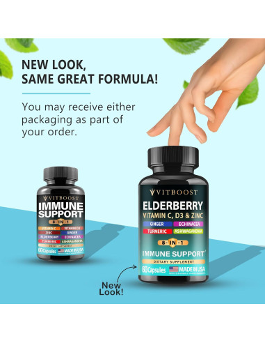 Suplemento Inmunológico Saúco Fresh Leaf 60 Cápsulas